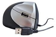 Mouse Vertical Ergonômico Com Fio 1600 DPI Previne Tendinite