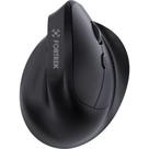 Mouse Vertical Sem Fio Ergonômico Fortrek MERG15 1600PI 6 Botões Preto