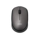 Mouse Wireless Oex Ms409 Com 3 Botões Chumbo E Preto
