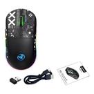 Mouse Wireless Óptico Hxsj T90 Rgb Bluetooh E Cabo