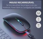 Mouse Wireless Silencioso Recarregável Sem Fio para Notebook ASUS Vivobook