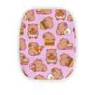 mousepad capivara fofa com apoio de pulso ergonômico