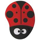 Mousepad com apoio Joaninha