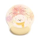 Mousepad de descanso de pulso Cute Dog Fireworks & Celebr 188x227mm Mousepad de descanso de pulso Cute Dog Fireworks & Celebr 188x227mm