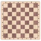 Mousepad de tabuleiro de xadrez WE Games 50,8 cm com design em madeira de nogueira
