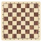 Mousepad de tabuleiro de xadrez WE Games 50,8 cm com grão de madeira wengué
