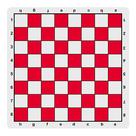 Mousepad de tabuleiro de xadrez WE Games 50,8x50,8 cm Cor vermelha
