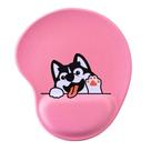 Mousepad Ergonômico Estampado Cachorro Rosto Rosa LionGames