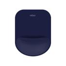 Mousepad Ergônomico Reliza Compact - Base Antiderrapante - Apoio de Pulso - Azul - 010856