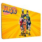 Mousepad Estampa Ninja Amigos Amarelo Anime Jutsu Gamer Tecido Informática Visual Otaku