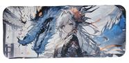 Mousepad gamer 30 x 70 cm garota - dragao