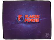 Mousepad Gamer Edição Flakes Power, 36x30cm, Base Antiderrapante, Alta Precisão, Costura Reforçada, 3mm, FLKMP001, ELG