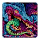 Mousepad Gamer Fallen Cs:go Hyper Beast, Speed+, Grande 450x450mm - MP-CS-HB-SM-GR