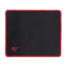 Mousepad Gamer Havit Speed Preto Costura Vermelha 25x20cm