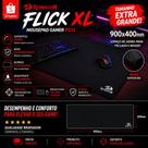 Mousepad Gamer Redragon Flick XL 900x400x4mm P032