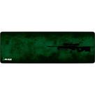 Mousepad Gamer Rise Mode Speed, Sniper, Estendido (900x300mm), Verde, Borda Costurada - RG-MP-06-SNP