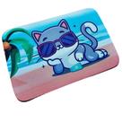 Mousepad Gato Praia Antiderrapante em Tecido