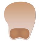 Mousepad LESHIRY 24x20cm com Apoio para Pulso - Marrom Mousepad LESHIRY 24x20cm com Apoio para Pulso - Marrom