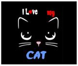 MOUSEPAD PERSONALIZADO I LOVE MY CAT e I LOVE MY DOG