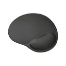 Mousepad Trust Big Foot com Apoio de Pulso (236x205mm), Ergonômico, Antiderrapante, Preto - 16977 Mousepad Trust Big Foot com Apoio de Pulso (236x205mm), Ergonômico, Antiderrapante, Preto - 16977
