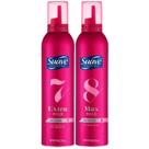 Mousse de cabelo suave para cabelos cacheados, ondulados e finos, com maior aderência