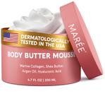 Mousse de manteiga corporal hidratante MAREE para mulheres e homens