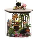 Móveis de madeira em miniatura Dollhouse Spilay B067 DIY com LED
