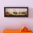 Móveis em miniatura bonecas de brinquedo casa acessórios de decoração diy mini nome simples pintura a óleo