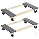 Móveis em movimento Dolly VEVOR Madeira dura 30x45cm Capacidade de 1000 kg