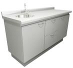 Móveis Odontológicos Dental Furniture Cabinet Balcão Sink