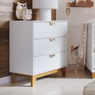 Móveis para Quarto Cômoda 3 Gavetas Magia
