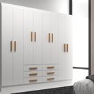Móveis para Quarto Guarda-roupa 8 Portas Paris Móveis para Quarto Guarda-roupa 8 Portas Paris