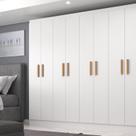 Móveis para Quarto Guarda-roupa 8 Portas Paris