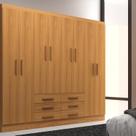 Móveis para Quarto Guarda-roupa 8 Portas Paris