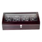 Movimentador Relogios Luxo Ebony Automático Winder 8 + 9