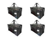 Moving Bags BAG-THAT! Black XL, pacote com 4 unidades, resistente à água