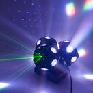 Moving Head DJ Light YANGHOPES 18LEDs Rotating Beam RGBW
