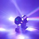 Moving Head DJ Light YANGHOPES 8LED com som ativado