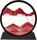 Moving Sand Art SECERTMU 10 Liquid Motion Sandscape (vermelho)