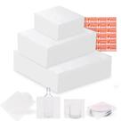 Moving Supplies THEOUCK, bolsa de espuma de 210 unidades, 3 tamanhos com adesivos Moving Supplies THEOUCK, bolsa de espuma de 210 unidades, 3 tamanhos com adesivos
