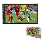 Mp5 7" Central Multimidia 2 Din Com Espelhamento de tela Bluetooth