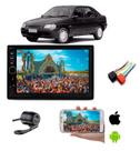 Mp5 Central Multimidia Moldura 2 Din Ford Escort Zetec 2001 2002 2003 + Camera