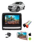 Mp5 Multimidia Moldura 2 Din Fiat Strada 2005 2006 + Camera