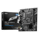 MSI B760M-E Pro (LGA 1700 - DDR4 4800 O.C) - Chipset B760 - USB 3.2 - Slot M.2 - Micro ATX