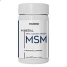 MSM Metilsulfonilmetano Em Pó Natunéctar 500mg 60 Cápsulas Sem Sabor