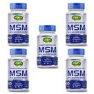 Msm metilsulfonilmetano vitaminas biotina b1 b5 vitamina c 60 caps unilife kit 5 unid