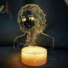 Mudança de cor LED 3D Night Light Mikeys para crianças e crianças