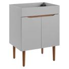 Mueble de baño Modway EEI-3918 Nogal Gris 60x46x81 cm