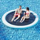 Muelle Flotante Inflable Danrelax Sunchill Redondo de 2.4 m