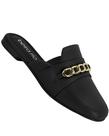 Mule beira rio 454323.108 sapato com detalhe em corrente feminino -